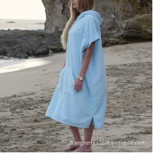 Microfiber Hooded Beach Towel For Adults